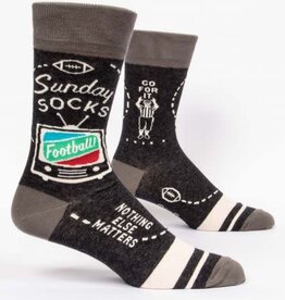Blue Q Men's Funny Crew Socks
