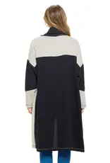Yak & Yeti Knit Colorblock Cardigan