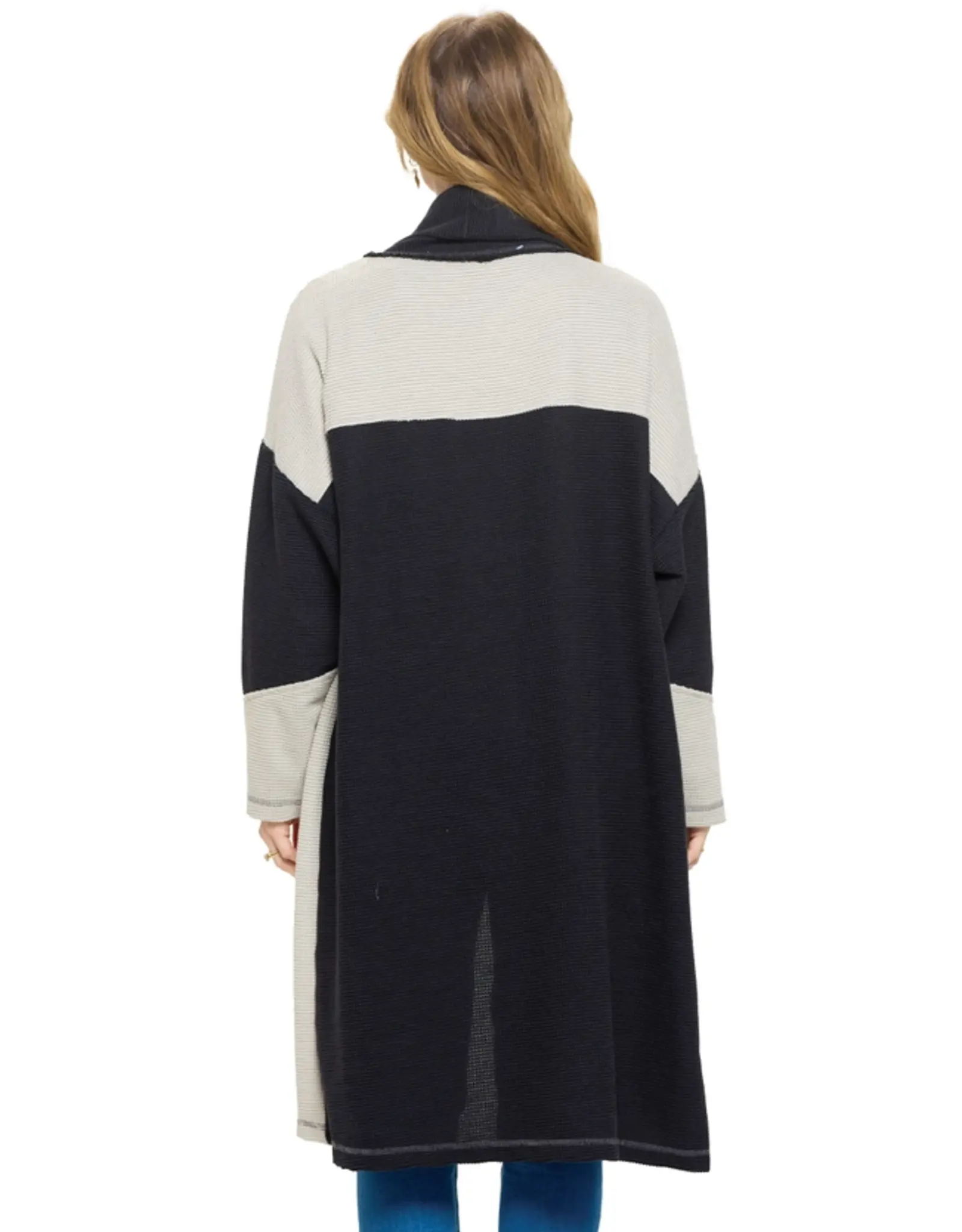 Yak & Yeti Knit Colorblock Cardigan