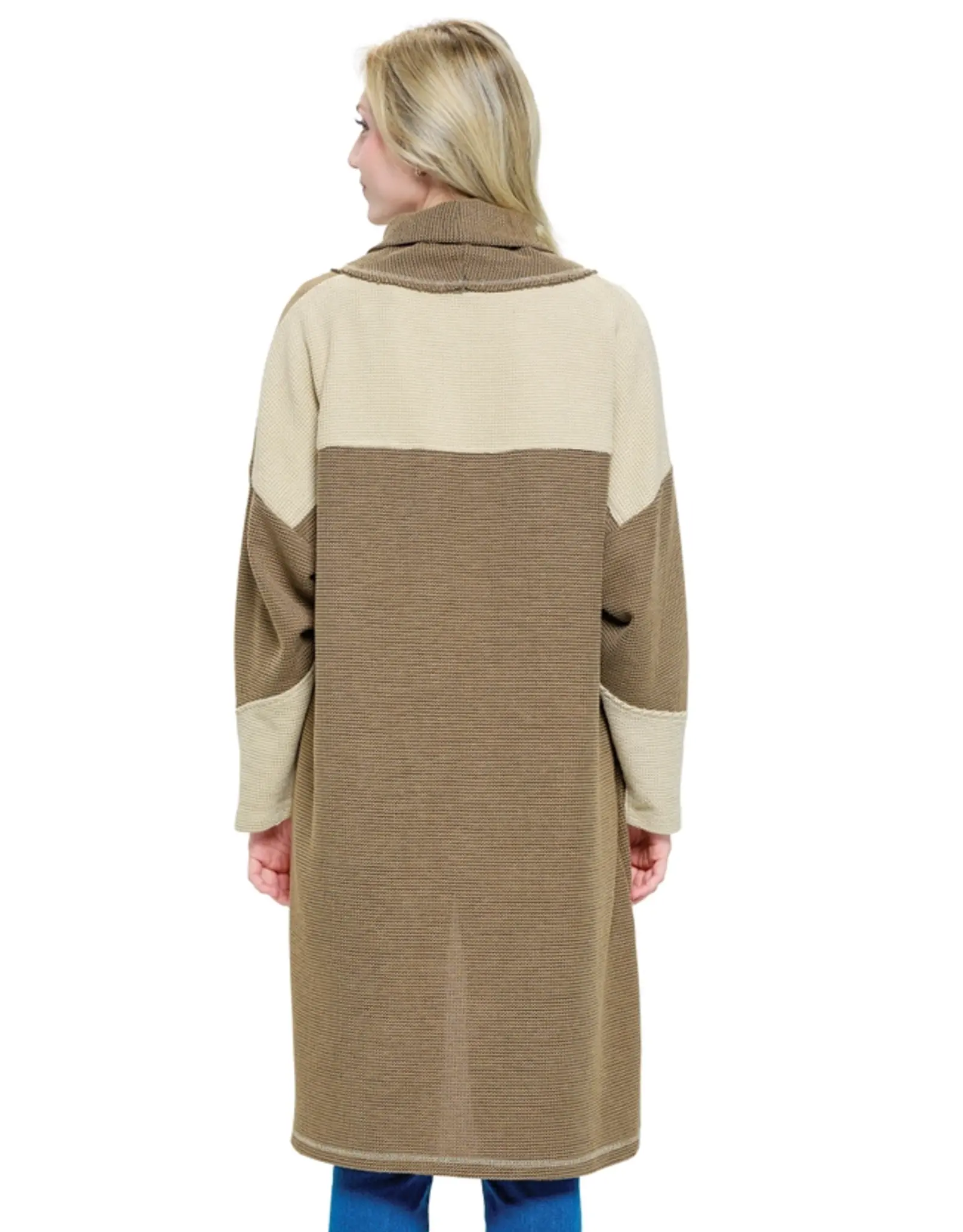 Yak & Yeti Knit Colorblock Cardigan