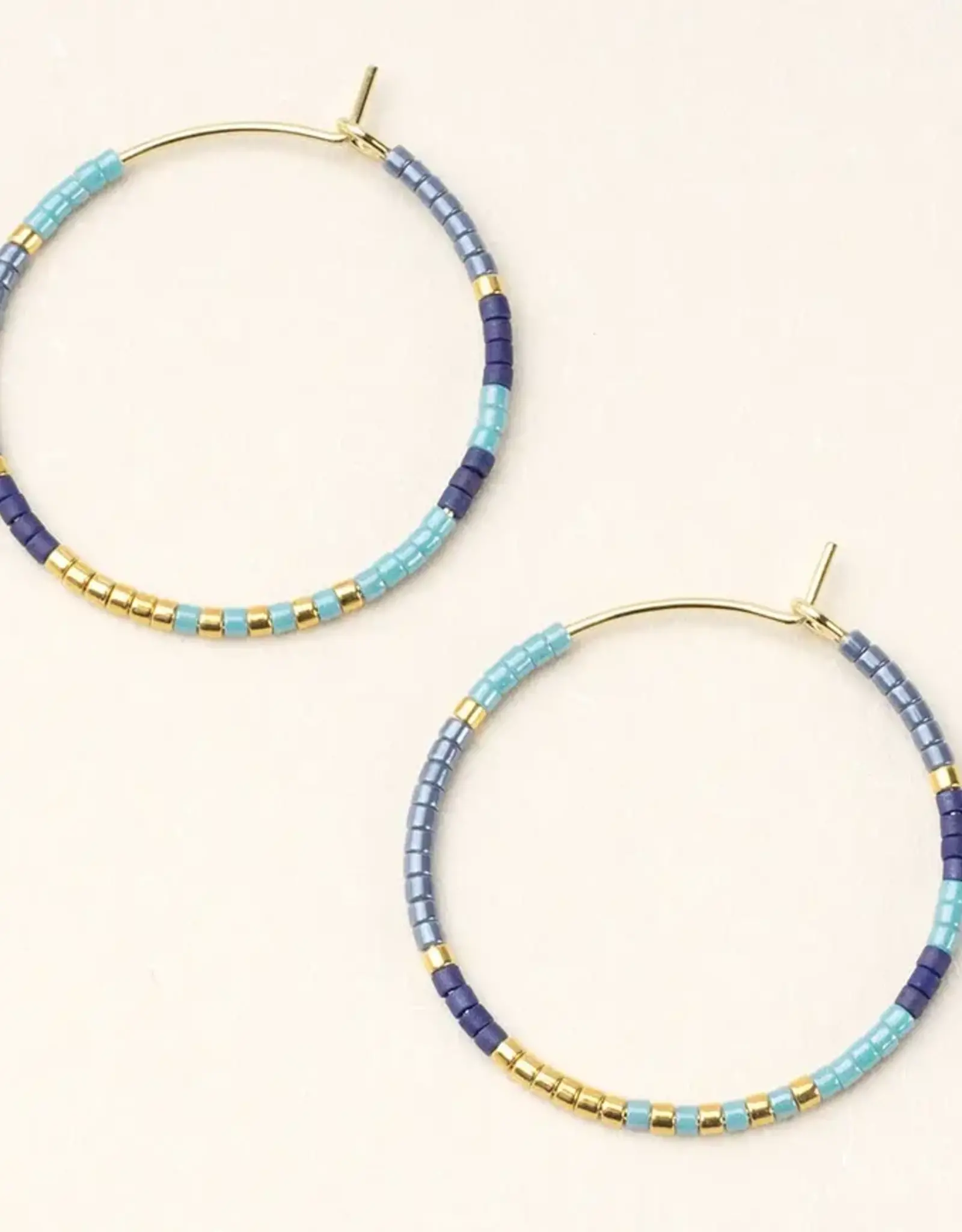 Scout Miyuki Small Colorful Beaded Hoop