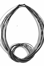 Sea Lily Piano Wire Large Knot Necklace