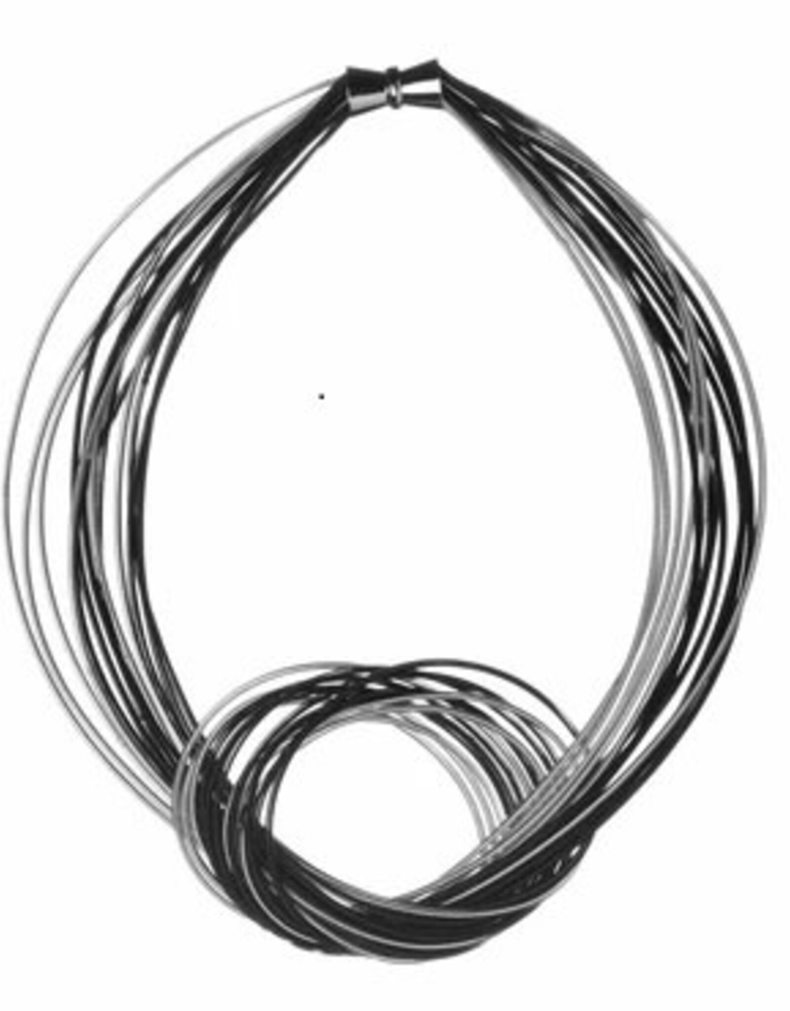 Sea Lily Piano Wire Large Knot Necklace