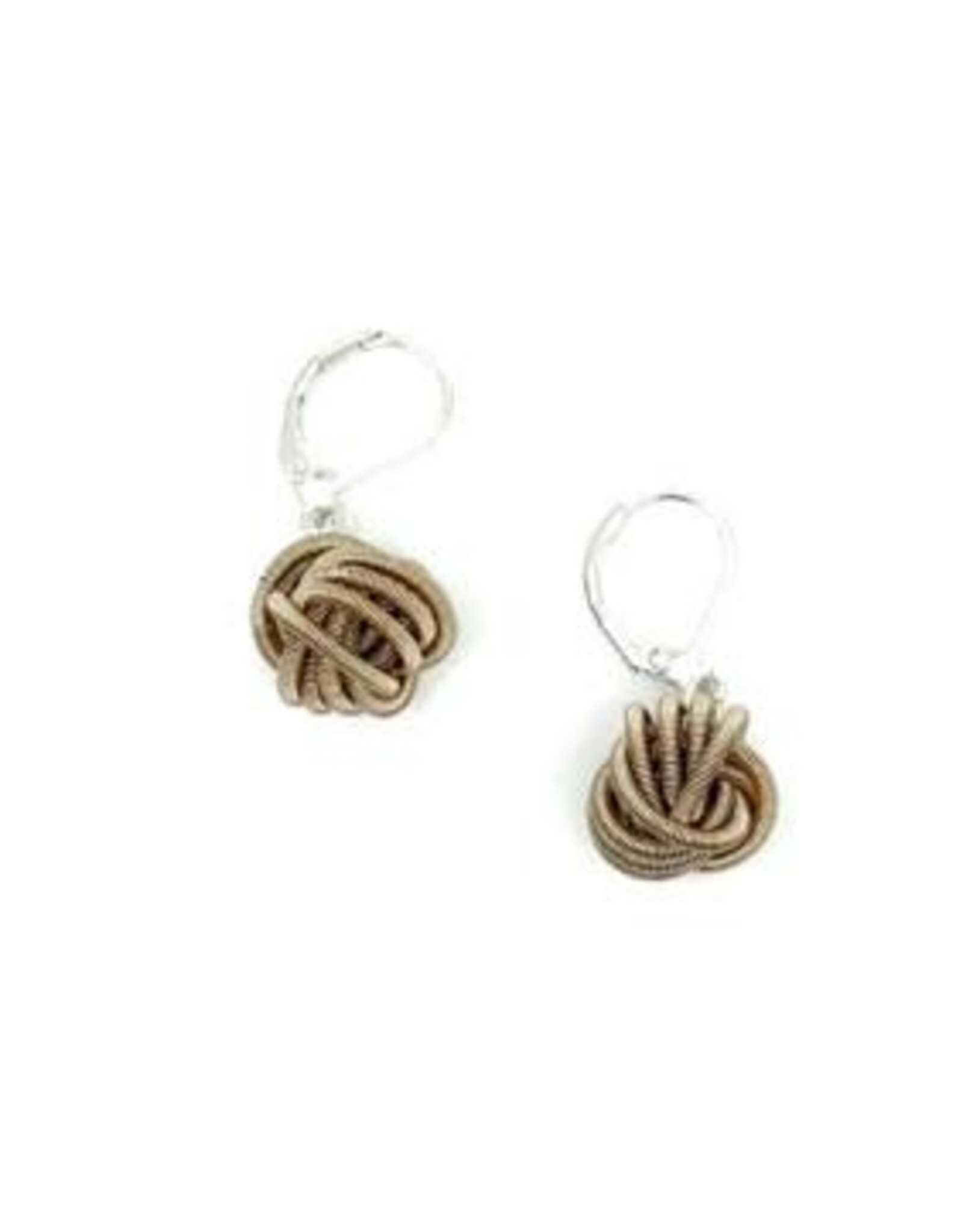 Sea Lily Pianowire Knot Earring