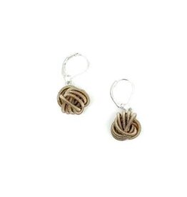 Sea Lily Pianowire Knot Earring