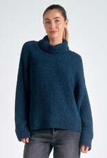 Elan International Textured Turtleneck Sweater