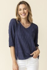 Habitat 3/4 Length Sleeve Textured Tee