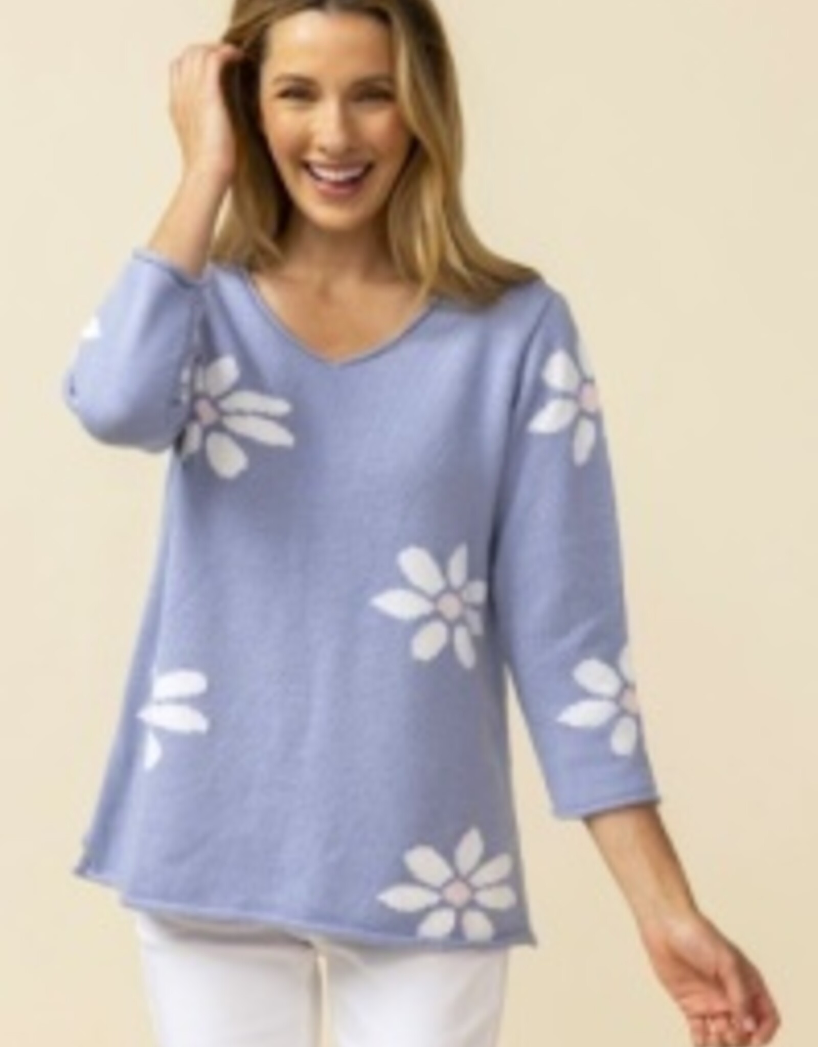 Habitat Daisy V-Neck Knit Sweater