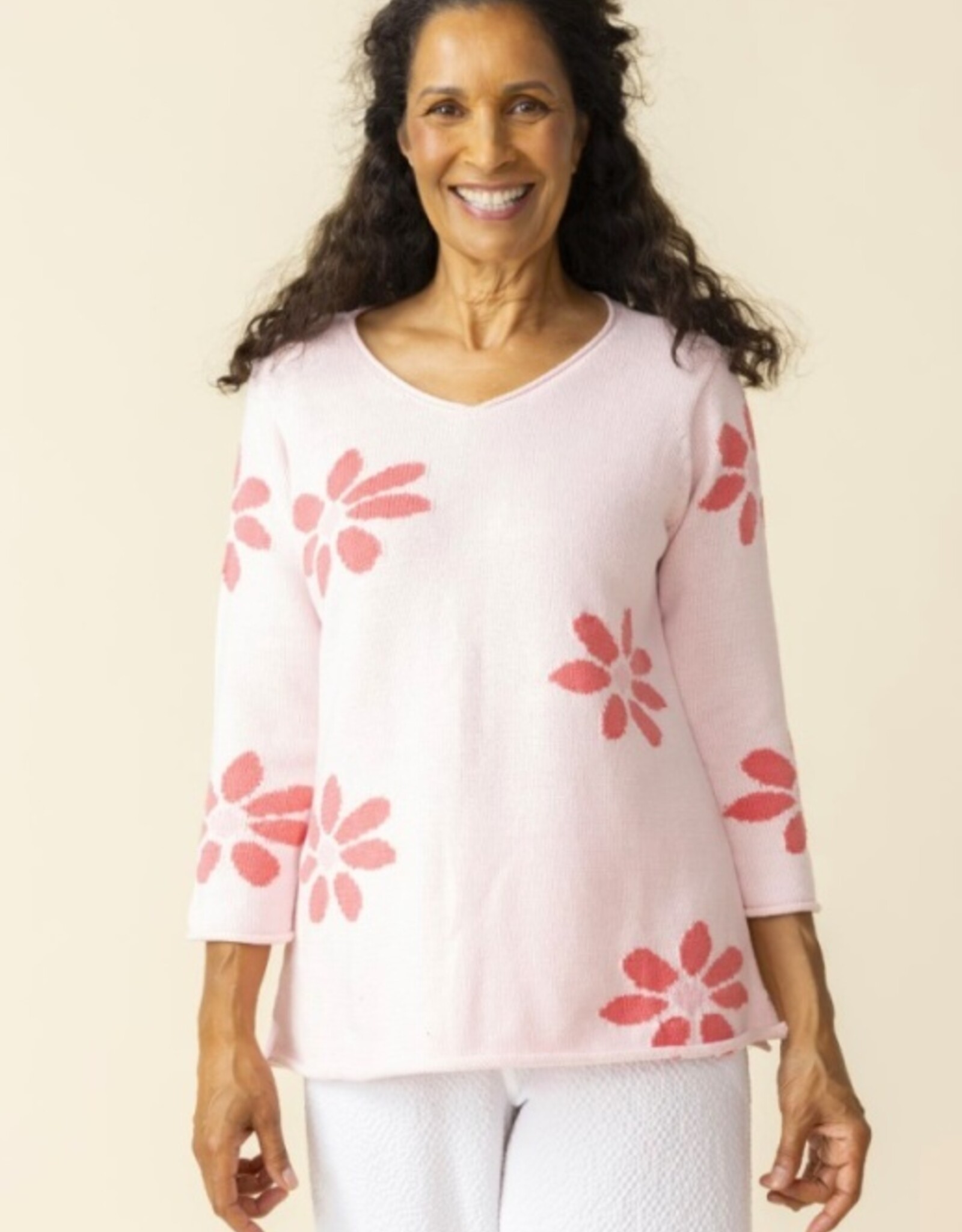 Habitat Daisy V-Neck Knit Sweater