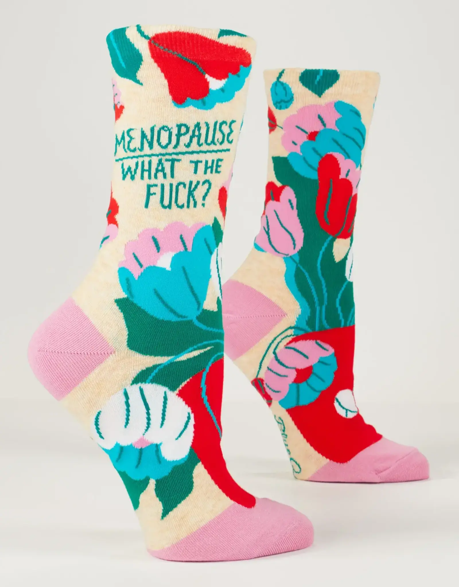 Blue Q Women's Funny Crew Socks
