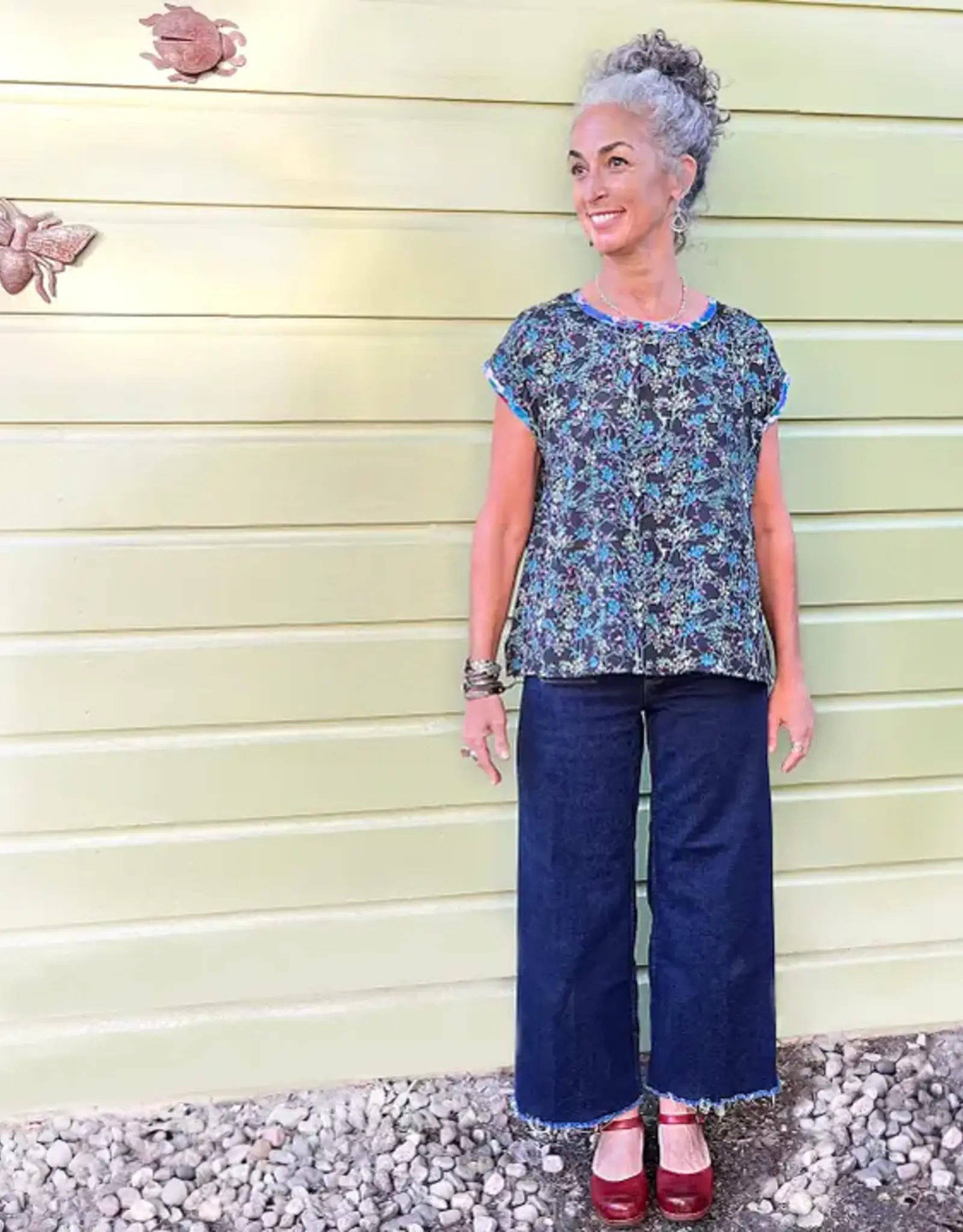 Little Journeys Monica Breezy Botanical Blouse