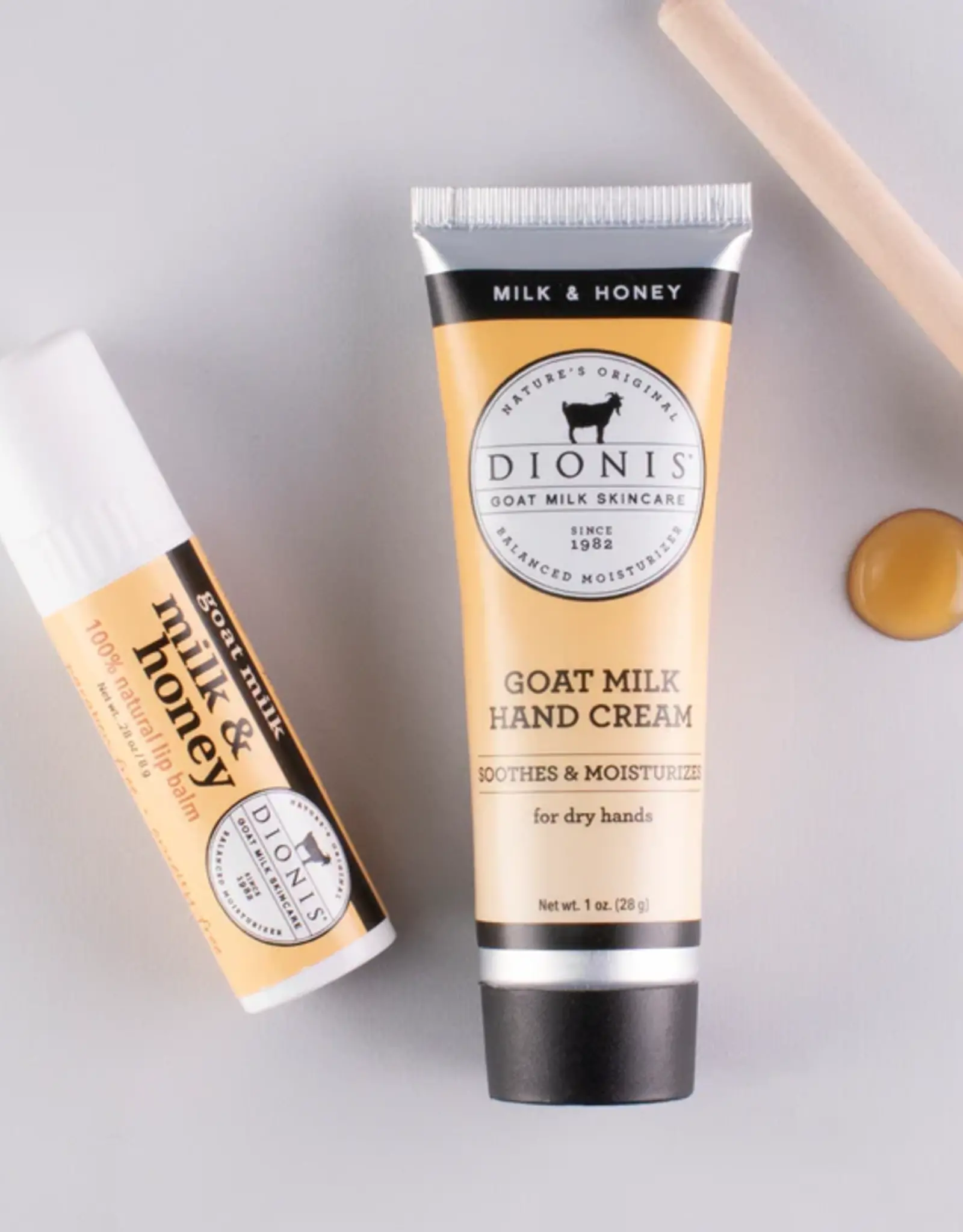Dionis Goat Milk Skincare Goat Milk Lip Balm & Hand Cream Set