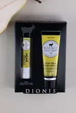 Dionis Goat Milk Skincare Goat Milk Lip Balm & Hand Cream Set