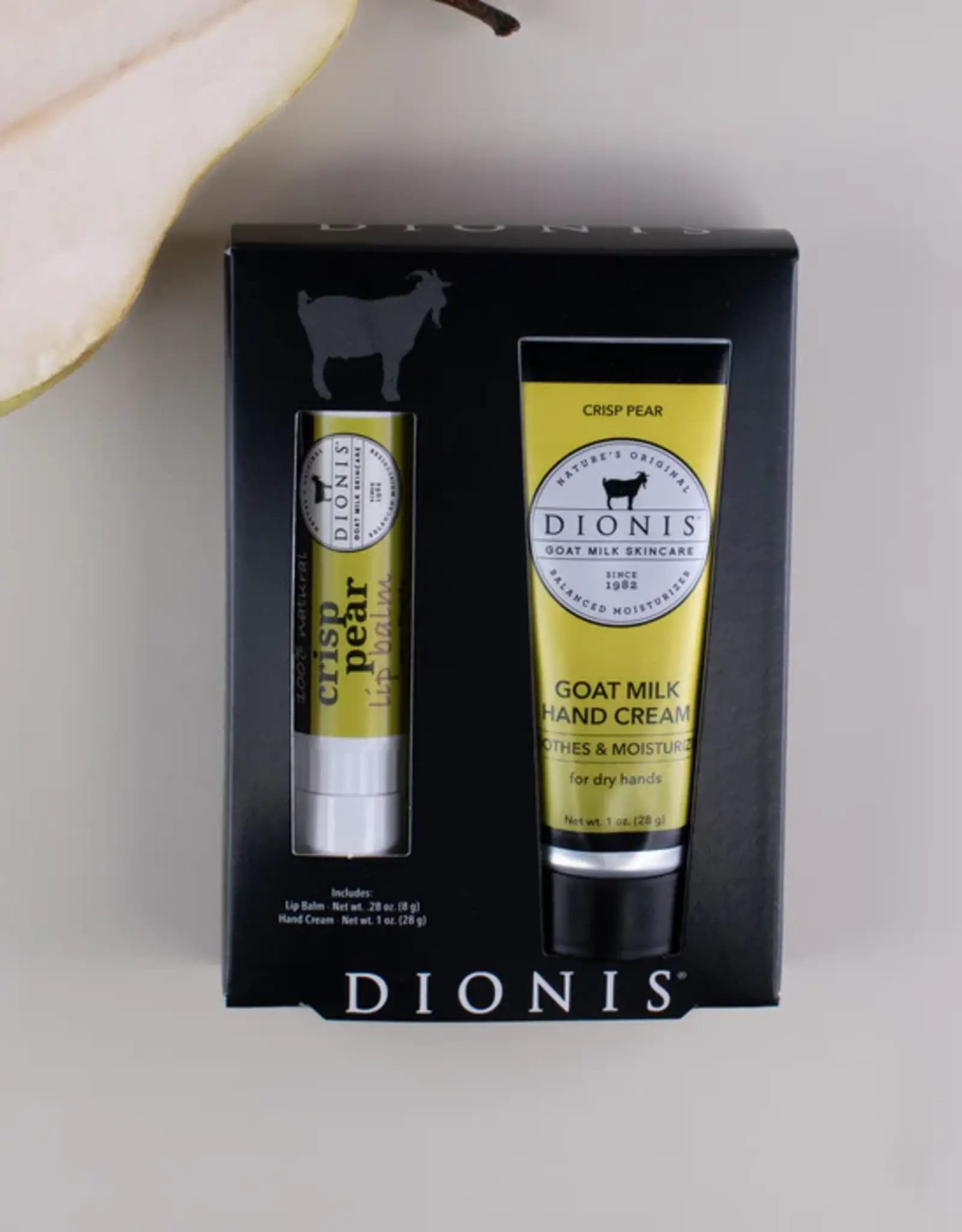 Dionis Goat Milk Skincare Goat Milk Lip Balm & Hand Cream Set