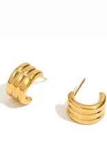 Raising Surfers Miya Hoop Earrings