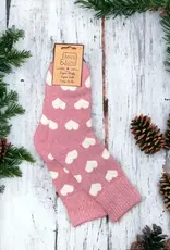 Happy Hearts Ribbed Sock