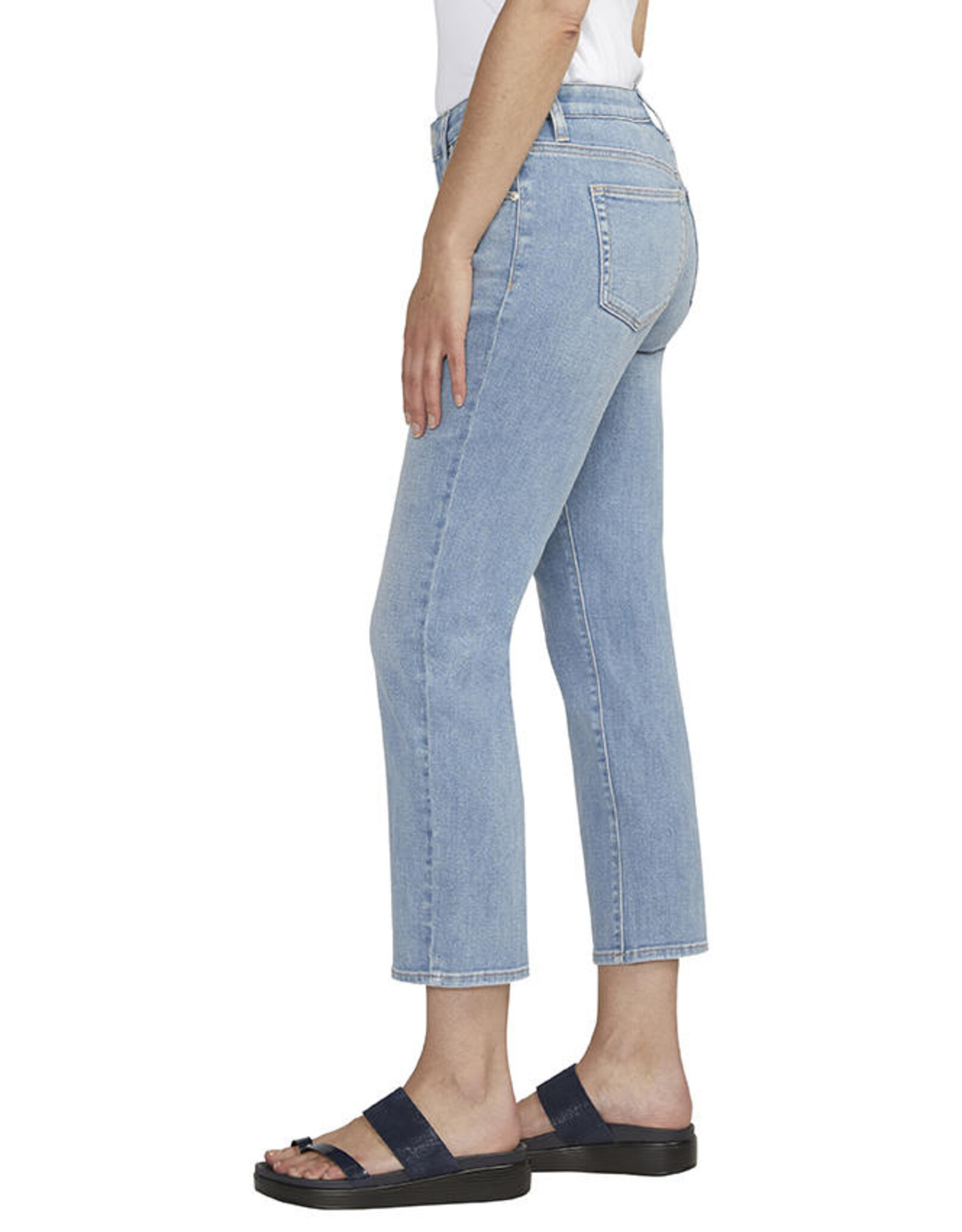 JAG Embroidered Ruby Straight Leg Crop Jean