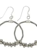 High Strung Studios  Floating Melody Hoop Earring