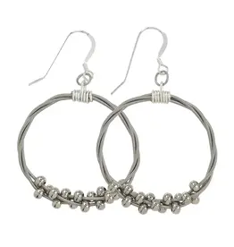 High Strung Studios Floating Melody Hoop Earring