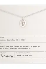 Becoming Jewelry Paw Print Necklace