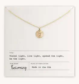 Becoming Jewelry Be the Light Necklace