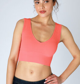 Nikibiki Plunge V-Neck Crop Top