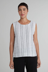 Cut Loose Pinstripe Linen Shell