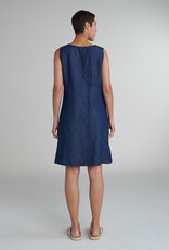 Cut Loose Denim Flax Patch Dress