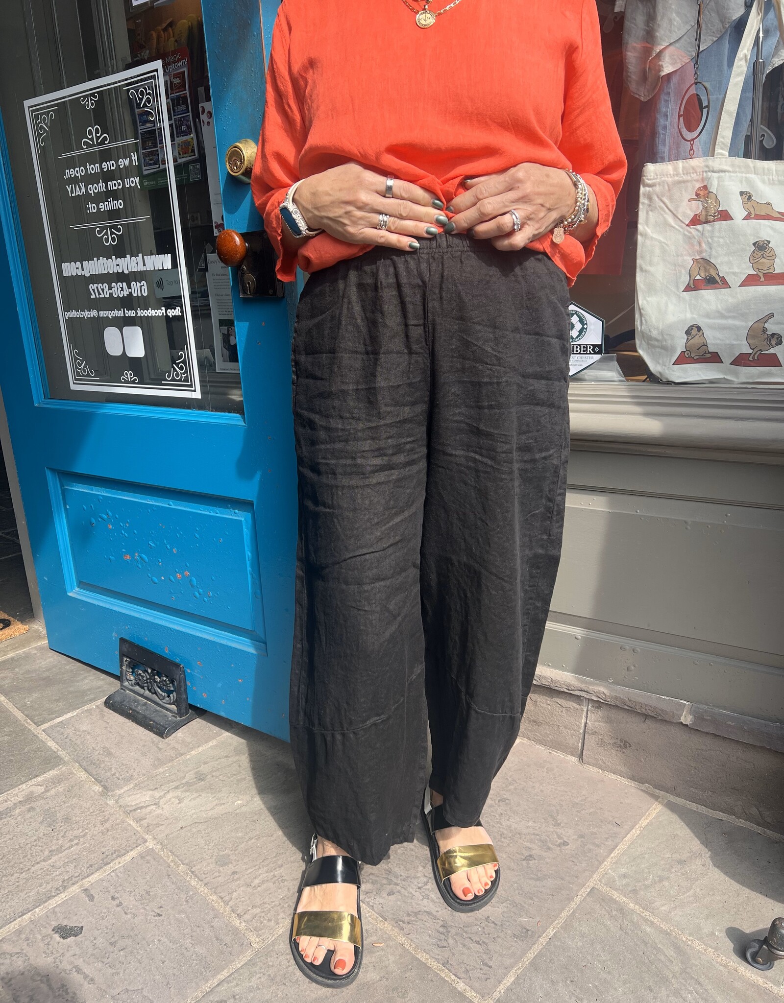 Cut Loose Linen Lantern Pant