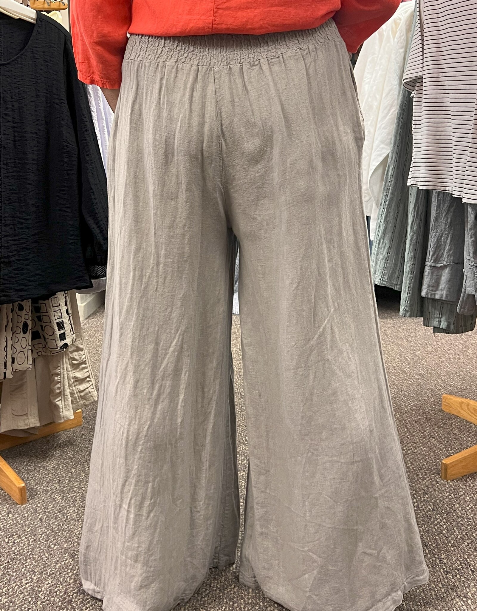 Saga Wide Leg Smock Pant
