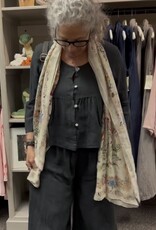 Saga Cropped Ruffle Linen Top