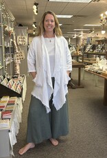 Saga Frayed Edge Hi-Lo Cardigan