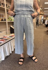 Cut Loose Easy Crop Linen Pant