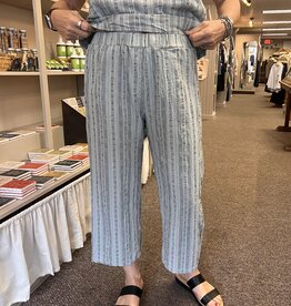 Cut Loose Easy Crop Linen Pant