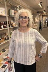 Cut Loose Striped Linen Pocket Top