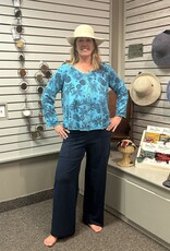 Prairie Cotton, Inc. Printed Button Cardigan