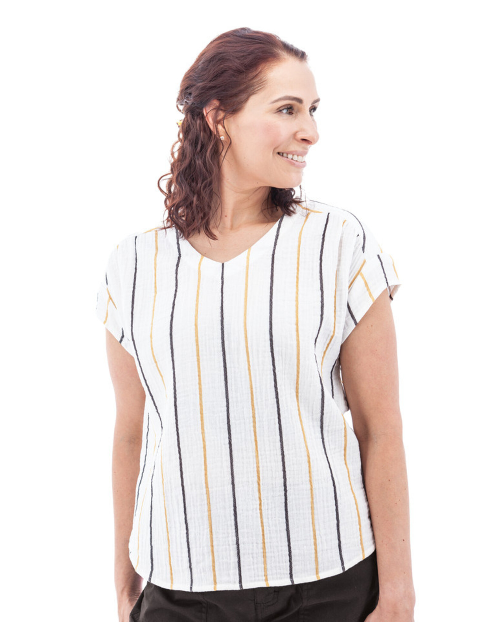 AV J23656YX Kelford SS Stripe Top - Kaly Clothing AV J23656YX Kelford SS Stripe Top - Kaly Clothing