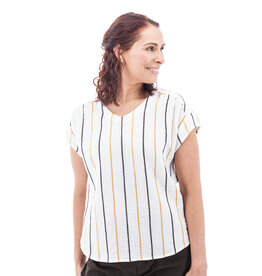 Aventura Kelford Short Sleeve Stripe Top