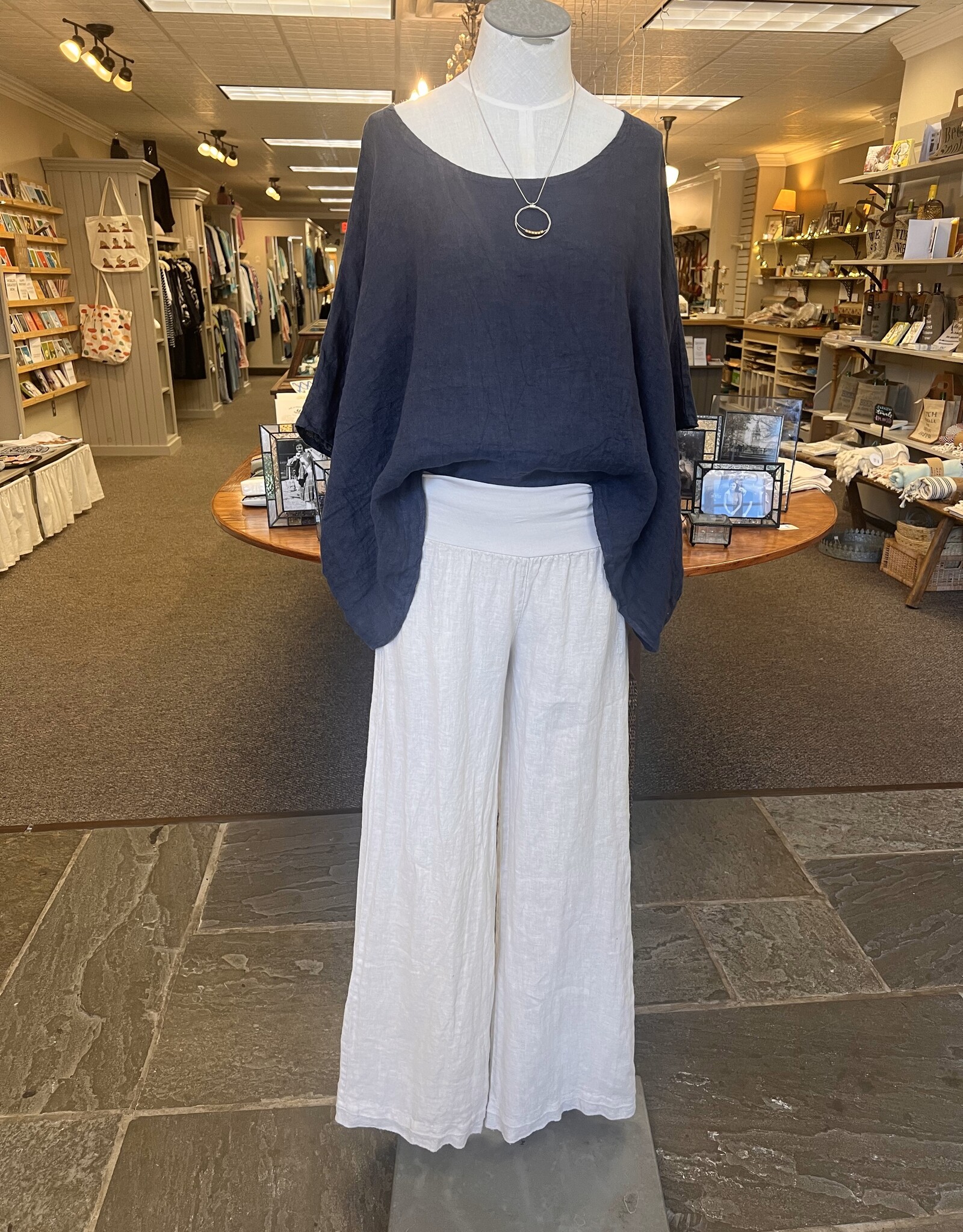 Tempo Paris Linen Palazzo Pant