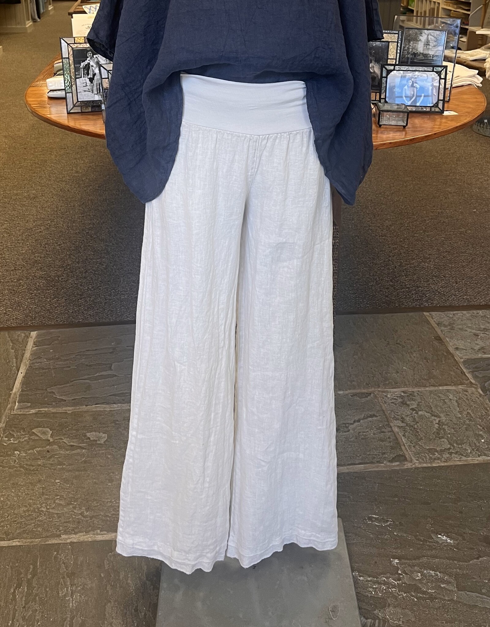 Tempo Paris Linen Palazzo Pant