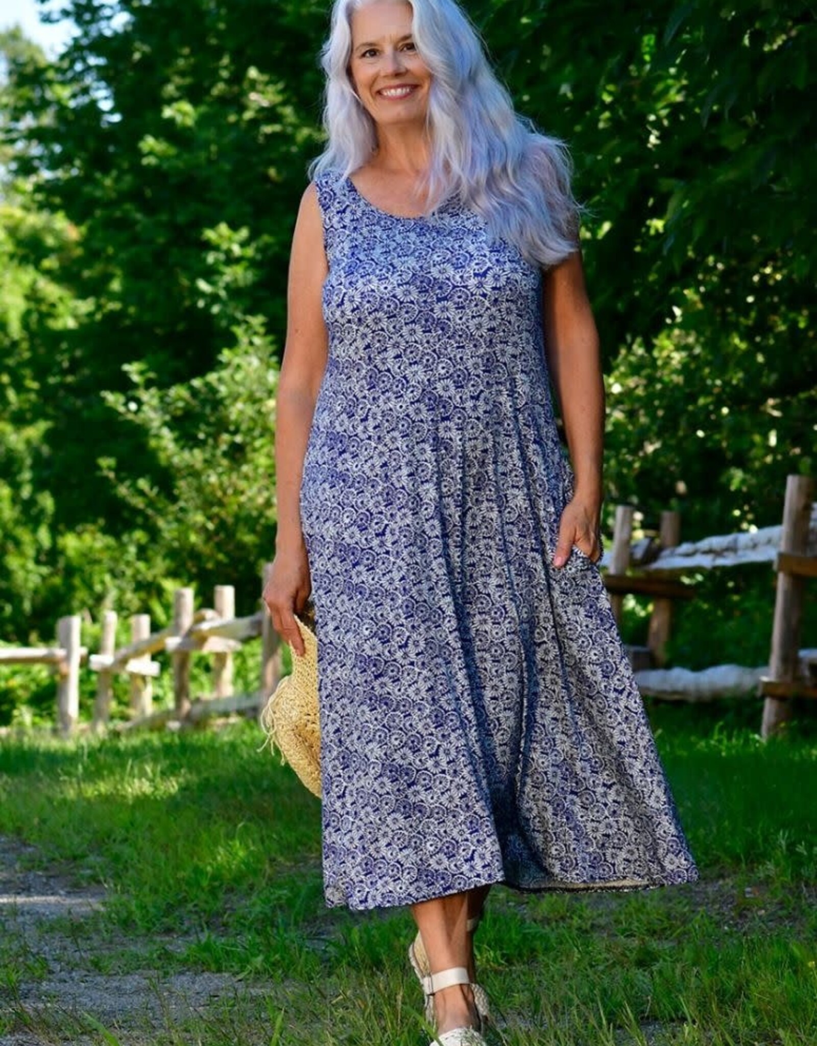 Salaam Flower Printed Penny Dress