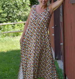 Salaam Feather Print Metta Dress