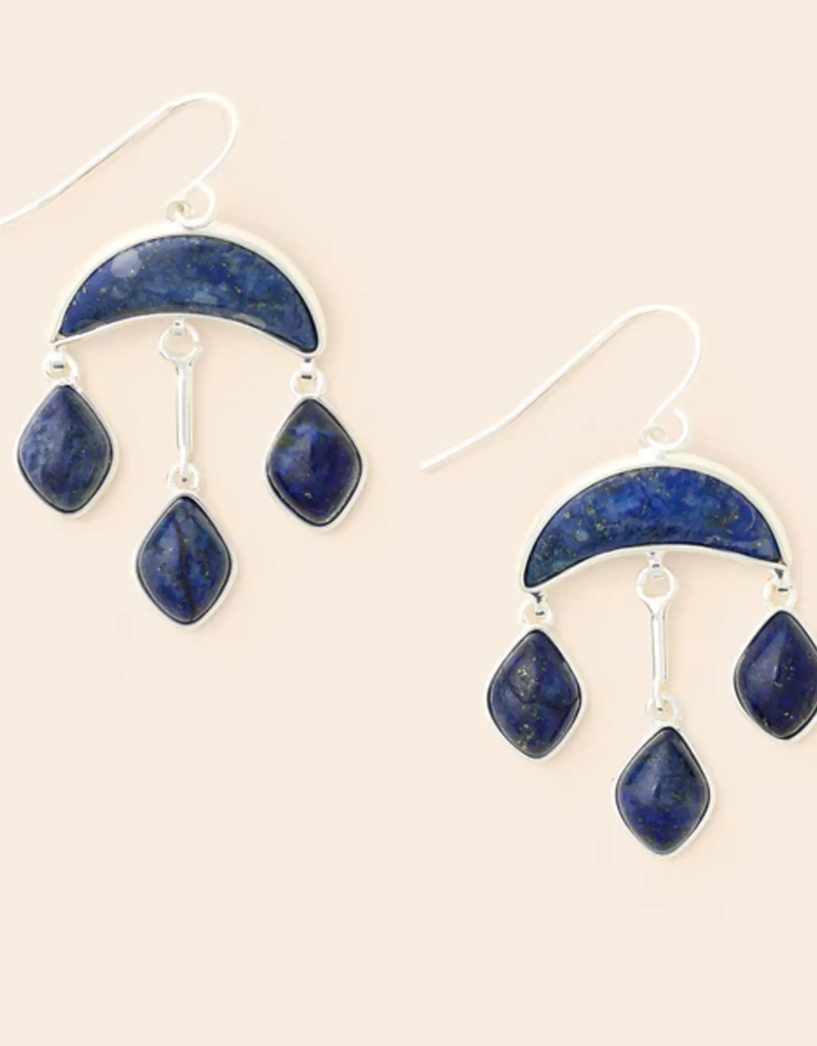 Scout Stone Crescent Drop Earrings