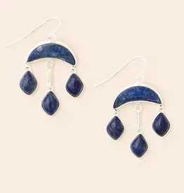 Scout Stone Crescent Drop Earrings