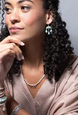 Scout Stone Crescent Drop Earrings