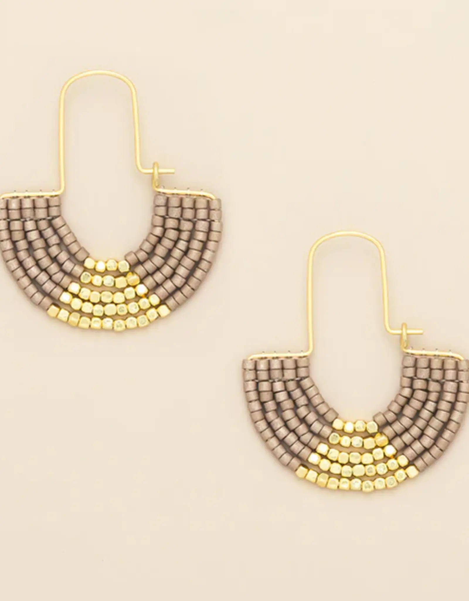 Scout Chromacolor Miyuki U-Hoop Earrings
