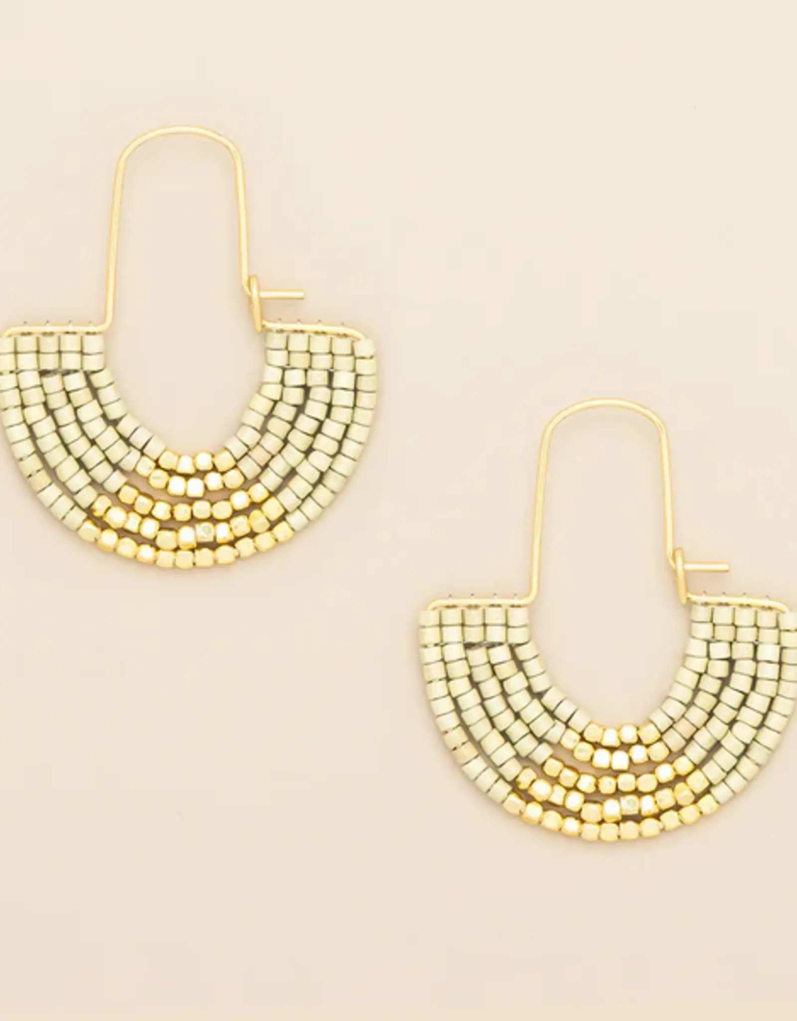 Scout Chromacolor Miyuki U-Hoop Earrings