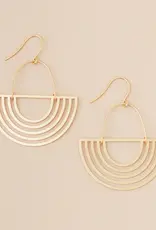 Scout Solar Rays Earrings Gold