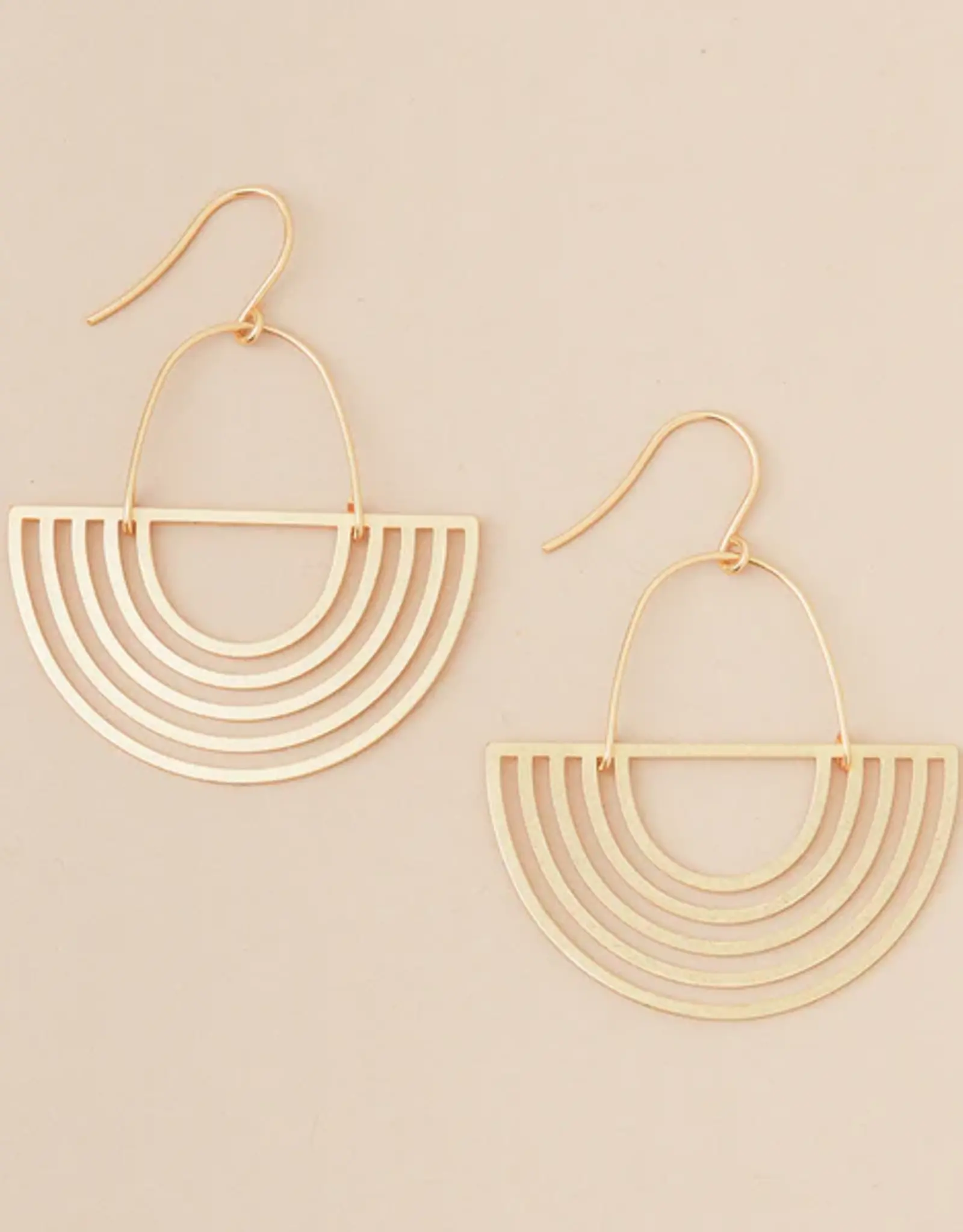 Scout Solar Rays Earrings Gold