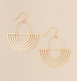 Scout Solar Rays Earrings Gold